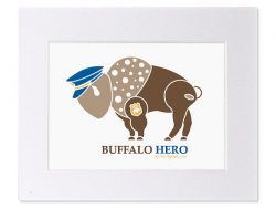 Buffalo Hero Police Art