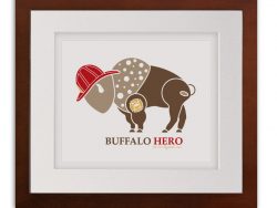 Buffalo Hero - Fireman Art