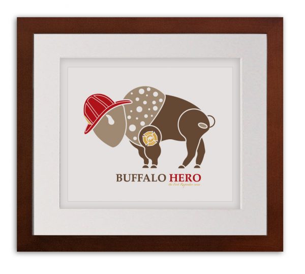 Buffalo Hero - Fireman Art