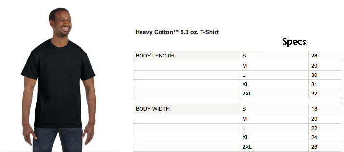 Buffalo Clothing Size Chart