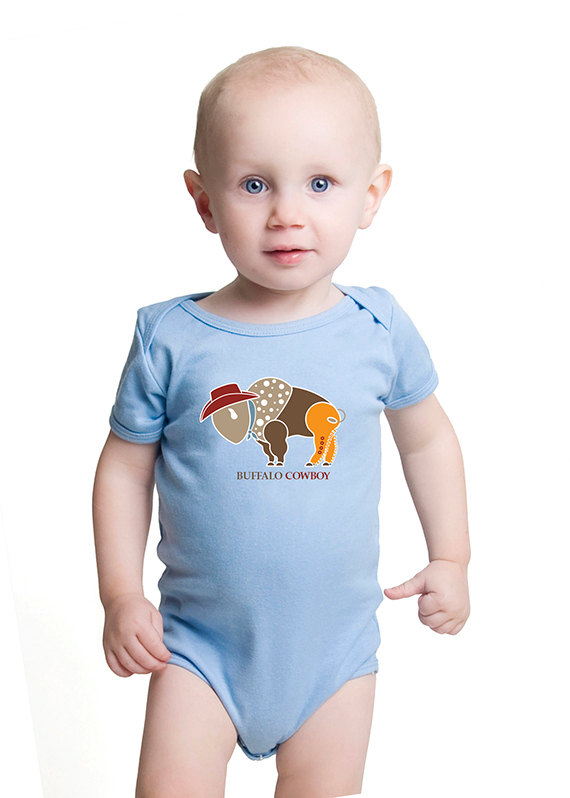 Buffalo Cowboy Onesie