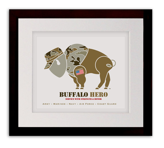 Buffalo Hero Veteran Art