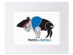 Buffalo Pirate Nursery Art