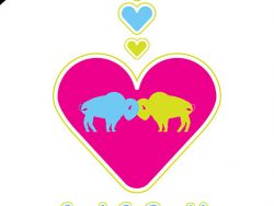 Love Buffalo Art Print