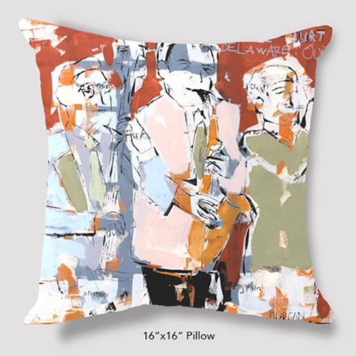 Inspired Buffalo Phil Durgan Horn Section Pillow