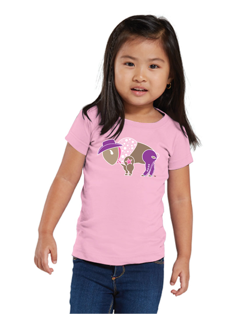 Western Buffalo Rider Toddler T-shirt 