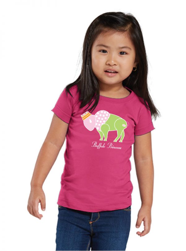 Buffalo Princess Toddler T-shirt by Marinette Kozlow