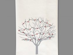Buffalo Christmas Lights Tea Towel by Marinette Kozlow