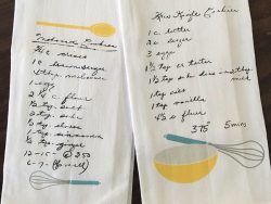 Heirloom Recipe Tea Towels