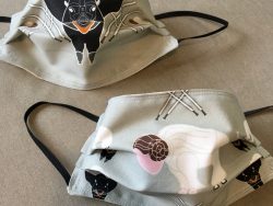 Parody Buffalo Darth & Leia Cosplay Buffalo Reusable Masks