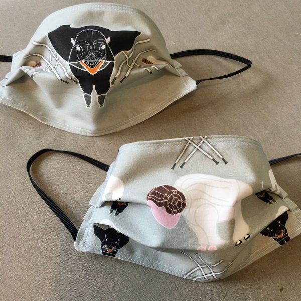 Parody Buffalo Darth & Leia Cosplay Buffalo Reusable Masks
