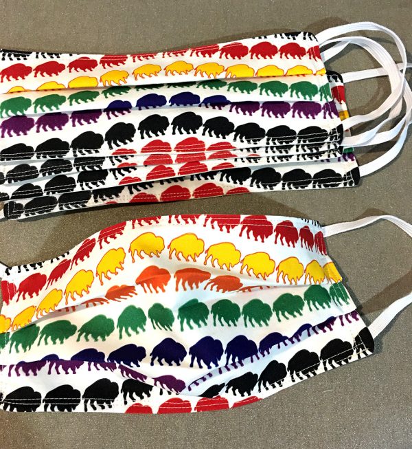 Rainbow Buffalo Reusable Masks