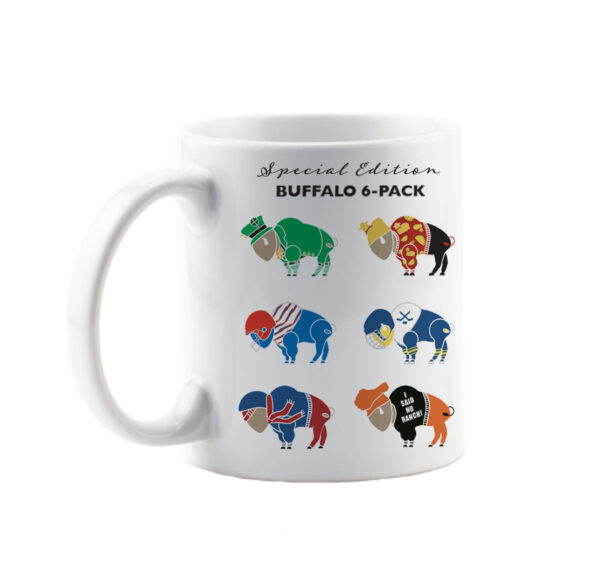 Buffalo 6 Pack Ceramic Mug