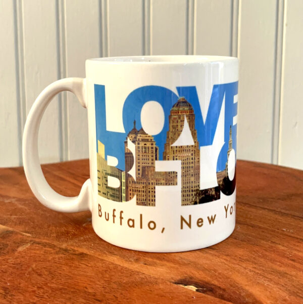 LOVE BFLO Buffalo Architecture Skyline Ceramic Mug